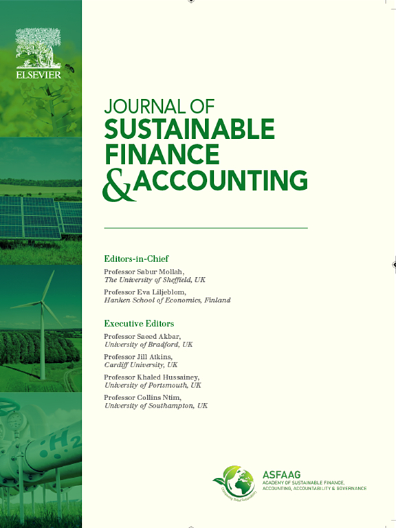 Go to journal home page - Journal of Sustainable Finance and Accounting